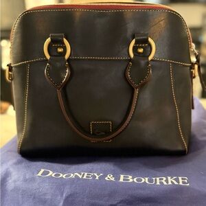 Dooney & Bourke Florentine Cameron Satchel-Navy
